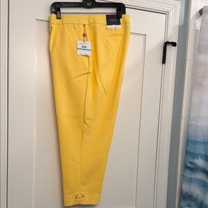 Rafaella Crop Yellow Pants